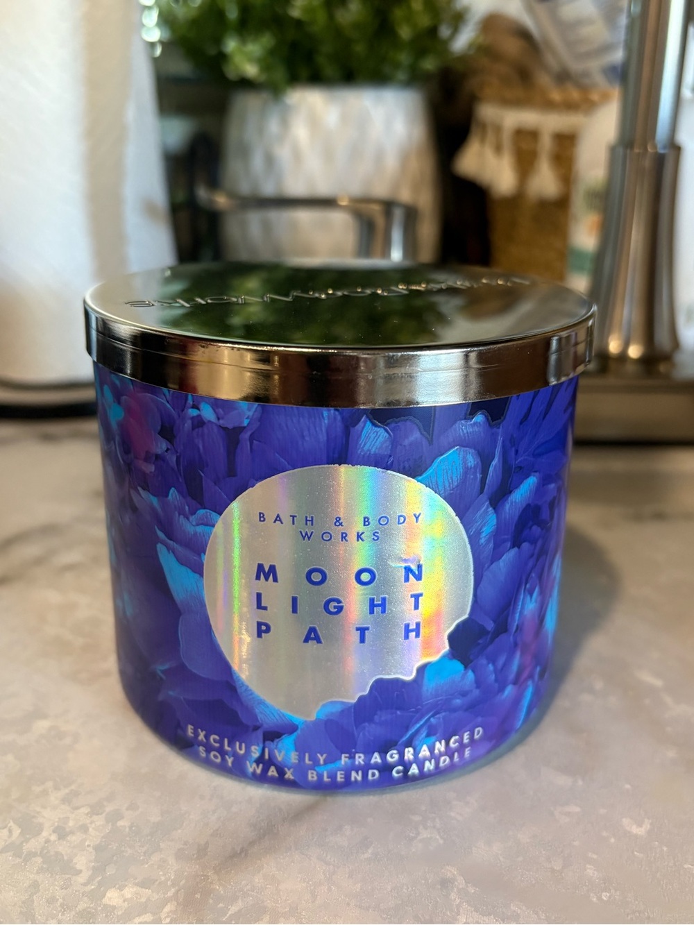 Bath & Body Works three wick Moonlight Path Scented Candle